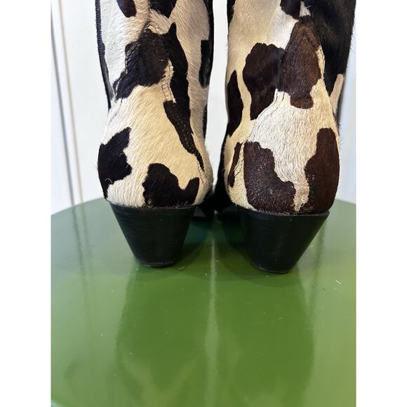 Durango Tooled Cowhide Pony Calf Hair On Hide Cowgirl Cowboy Boots 7.5 RD 1818 - Picture 7 of 16